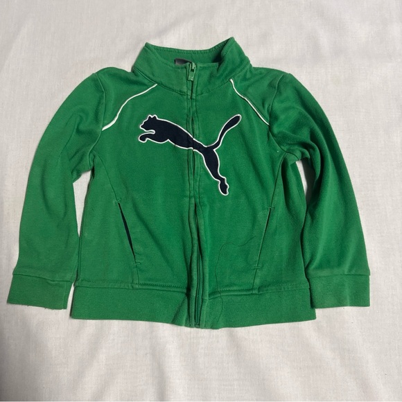 Puma Other - Puma Kids Green Zip-Up Sweatshirt
